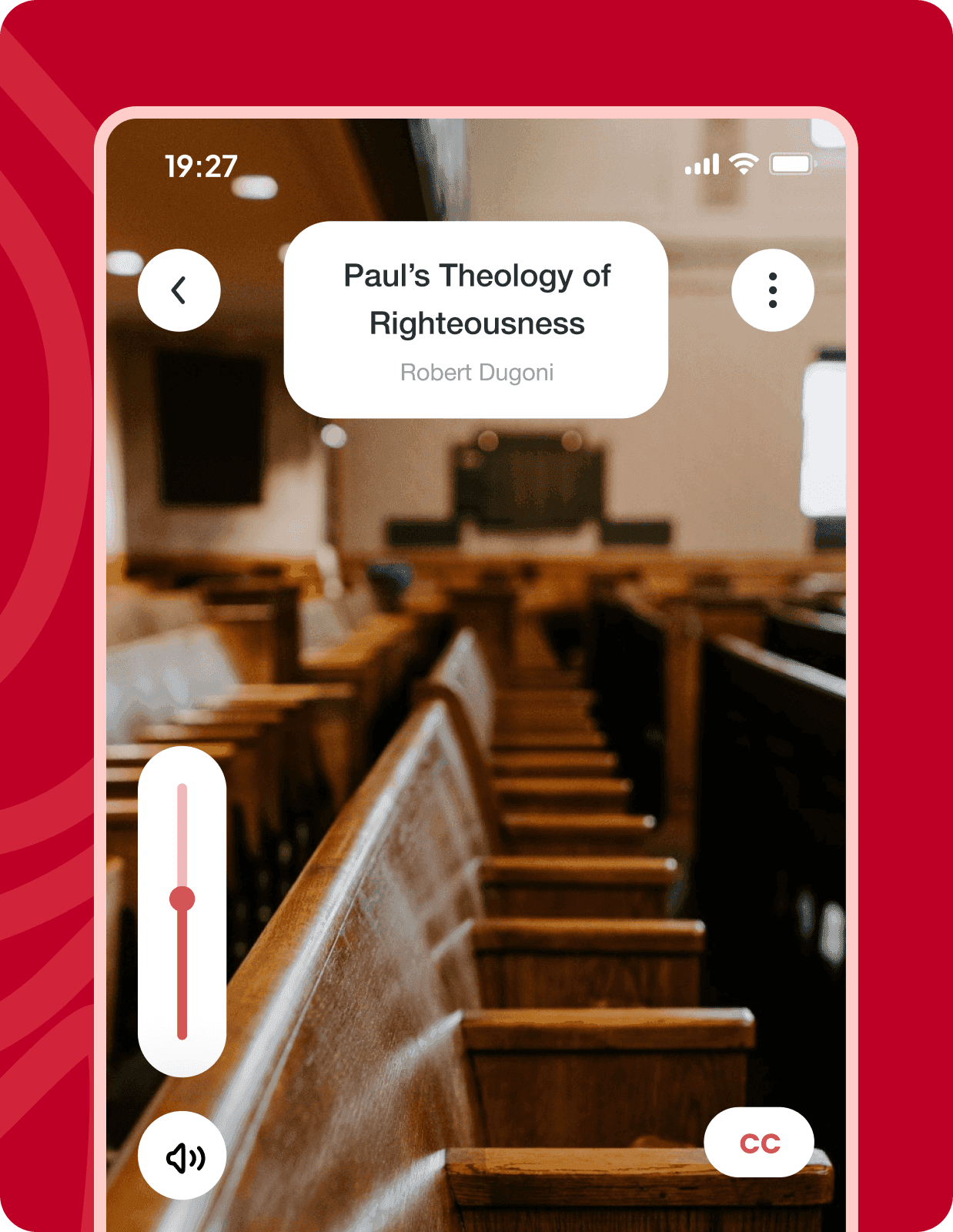 RHEMA Connect on mobile, showing a resource in a second language.